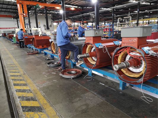 Τριφασική ηλεκτρική μηχανή 0.75KW ODM - μηχανή εναλλασσόμενου ρεύματος χυτοσιδήρου 355KW